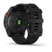Умные часы Garmin Fenix 7x Solar черный с черным силиконовым ремешком