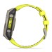 Умные часы Garmin Fenix 8, 47 мм, Solar, Sapphire Titanium with AMP yellow/graphite silicone band