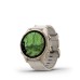 Умные часы Garmin Fenix 8, 43 мм, AMOLED, Sapphire soft gold stainless steel with fog gray leather band plus fog gray/dark sandstone silicone band