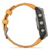 Умные часы Garmin Fenix 8, 51 мм, AMOLED, Sapphire Titanium with spark orange/graphite silicone band