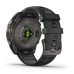 Умные часы Garmin Fenix 8, 47 мм, AMOLED, Sapphire Carbon Gray DLC Titanium with Black/Pebble Gray Silicone Band