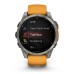Умные часы Garmin Fenix 8, 51 мм, AMOLED, Sapphire Titanium with spark orange/graphite silicone band
