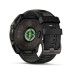 Умные часы Garmin Fenix 8, 51 мм, Solar, Sapphire Carbon Gray DLC Titanium with Black/Pebble Gray Silicone