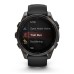 Умные часы Garmin Fenix 8, 47 мм, AMOLED, Sapphire Carbon Gray DLC Titanium with Black/Pebble Gray Silicone Band