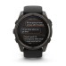 Умные часы Garmin Fenix 8, 51 мм, Solar, Sapphire Carbon Gray DLC Titanium with Black/Pebble Gray Silicone