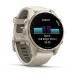 Умные часы Garmin Fenix 8, 43 мм, AMOLED, Sapphire Soft Gold with fog Gray/Dark sandstone silicone band