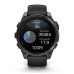Умные часы Garmin Fenix 8, 47 мм, AMOLED, Sapphire Carbon Gray DLC Titanium with Black/Pebble Gray Silicone Band