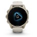 Умные часы Garmin Fenix 8, 43 мм, AMOLED, Sapphire Soft Gold with fog Gray/Dark sandstone silicone band