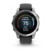 Умные часы Garmin Fenix E, 47 мм, AMOLED, stainless steel with a black silicone band