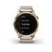 Умные часы Garmin Fenix 7S Sapphire Solar титановый кремовый с нейлоновым ремешком