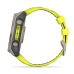 Умные часы Garmin Fenix 8, 51 мм, Solar, Sapphire Titanium with AMP yellow/graphite silicone band