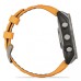 Умные часы Garmin Fenix 8, 47 мм, AMOLED, Sapphire Titanium with spark orange/graphite silicone band
