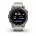 Умные часы Garmin Fenix 7 Pro Sapphire Solar титановый серый с серо-оранжевым ремешком