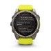 Умные часы Garmin Fenix 8, 51 мм, Solar, Sapphire Titanium with AMP yellow/graphite silicone band
