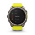 Умные часы Garmin Fenix 8, 51 мм, Solar, Sapphire Titanium with AMP yellow/graphite silicone band