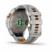 Умные часы Garmin Fenix 7 Pro Sapphire Solar титановый серый с серо-оранжевым ремешком