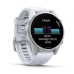 Умные часы Garmin Fenix 8, 43 мм, AMOLED, Silver with White Stone silicone band