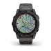 Умные часы Garmin Fenix 7X Sapphire Solar титановый угольно-серый DLC с угольно-серым титановым DLC браслетом