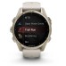 Умные часы Garmin Fenix 8, 43 мм, AMOLED, Sapphire Soft Gold with fog Gray/Dark sandstone silicone band