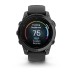 Умные часы Garmin Fenix E, 47 мм, AMOLED, Slate gray steel with black silicone band