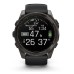 Умные часы Garmin Fenix 8, 51 мм, AMOLED, Sapphire Carbon Gray DLC Titanium with Black/Pebble Gray Silicone