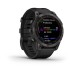 Умные часы Garmin Fenix 7 Sapphire Solar титановый черный DLC с черным ремешком