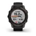 Умные часы Garmin Fenix 7 Sapphire Solar титановый черный DLC с черным ремешком