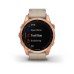 Умные часы Garmin Fenix 7S Sapphire Solar титановый цвета розовое золото с песчаным кожаным ремешком