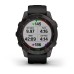 Умные часы Garmin Fenix 7 Sapphire Solar титановый черный DLC с черным ремешком