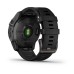 Умные часы Garmin Fenix 7 Sapphire Solar титановый черный DLC с черным ремешком