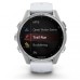 Умные часы Garmin Fenix 8, 43 мм, AMOLED, Silver with White Stone silicone band