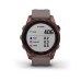 Умные часы Garmin Fenix 7S Sapphire Solar титановый темно-бронзовый с сланцево-серым силиконовым ремешком