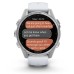 Умные часы Garmin Fenix 8, 43 мм, AMOLED, Silver with White Stone silicone band
