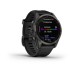Умные часы Garmin Fenix 7S Sapphire Solar титановый угольно-серый DLC с силиконовым ремешком