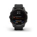 Умные часы Garmin Fenix 7S Sapphire Solar титановый угольно-серый DLC с силиконовым ремешком