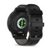 Умные часы Garmin Venu 3 черные с серым безелем и кожаным ремешком