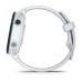 Умные часы Garmin Forerunner 255S Music с белым ремешком