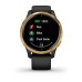 Умные часы Garmin Venu черные с золотистым безелем
