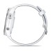 Умные часы Garmin Forerunner 965 белые, титановый безель, с белым ремешком