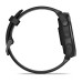 Умные часы Garmin Forerunner 965 черные, темно-серый DLC титановый безель, с черным ремешком