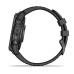 Умные часы Garmin Epix Pro (Gen 2) Standard Edition 47 mm Slate Grey, титановый угольно-серый, DLC, черный силиконовый ремешок