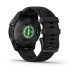 Умные часы Garmin Epix Pro (Gen 2) Standard Edition 47 mm Slate Grey, титановый угольно-серый, DLC, черный силиконовый ремешок