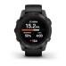 Умные часы Garmin Epix Pro (Gen 2) Standard Edition 47 mm Slate Grey, титановый угольно-серый, DLC, черный силиконовый ремешок