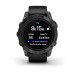 Умные часы Garmin Epix Pro (Gen 2) Standard Edition 47 mm Slate Grey, титановый угольно-серый, DLC, черный силиконовый ремешок