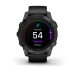 Умные часы Garmin Epix Pro (Gen 2) Standard Edition 47 mm Slate Grey, титановый угольно-серый, DLC, черный силиконовый ремешок