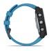 Умные часы Garmin Quatix 7 с синим силиконовым ремешком