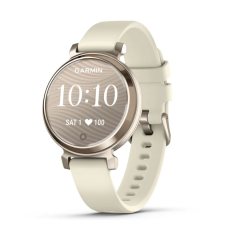 Умные часы Garmin Lily 2 кремово-золотые с кокосовым силиконовым ремешком