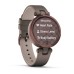 Умные часы Garmin Lily темно-бронзовый безель, корпус цвета Paloma и итальянский кожаный ремешок
