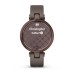 Умные часы Garmin Lily темно-бронзовый безель, корпус цвета Paloma и итальянский кожаный ремешок