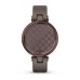 Умные часы Garmin Lily темно-бронзовый безель, корпус цвета Paloma и итальянский кожаный ремешок